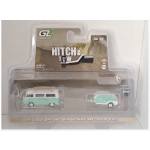 Greenlight 1:64 Volkswagen Type 2 1971 with Surfboards and Teardrop Trailer